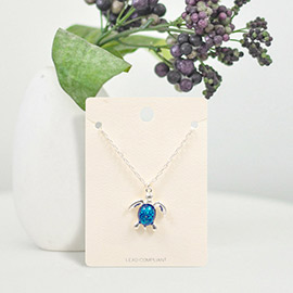 Turtle Pendant Necklace