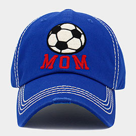 Soccer Mom Message Vintage Baseball Cap