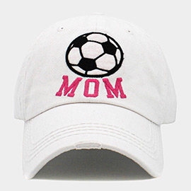 Soccer Mom Message Vintage Baseball Cap