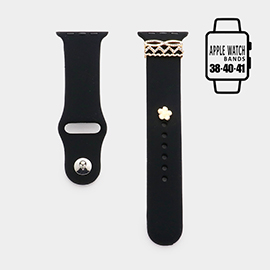 Flower Pointed Apple Watch Silicone Band