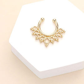 1PC - Boho Metal Nose Cuff