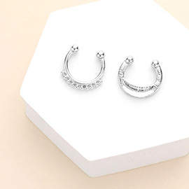 2PCS - Boho Metal Nose Cuffs