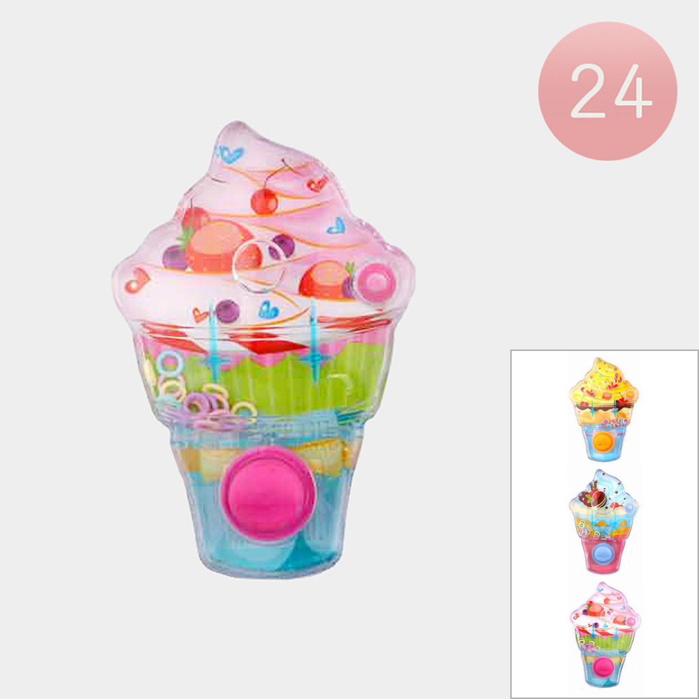 24PCS Ice Cream Water Ring Toss Game Toys