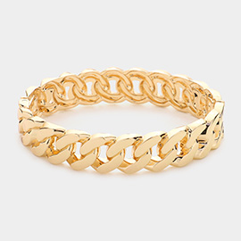 Metal Chain Hinged Bracelet
