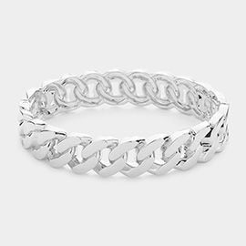 Metal Chain Hinged Bracelet