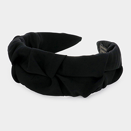 Pleated Solid Headband