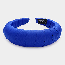 Solid Fabric Wrapped Padded Headband
