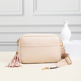 Faux Leather Crossbody Bag