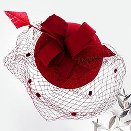Feather Pointed Fascinator / Headband