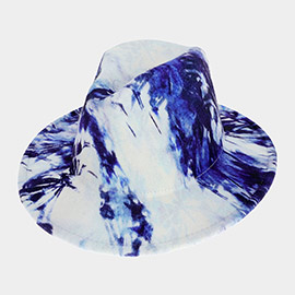 Abstract Patterned Panama Hat