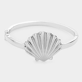 Metal Shell Hinged Bracelet