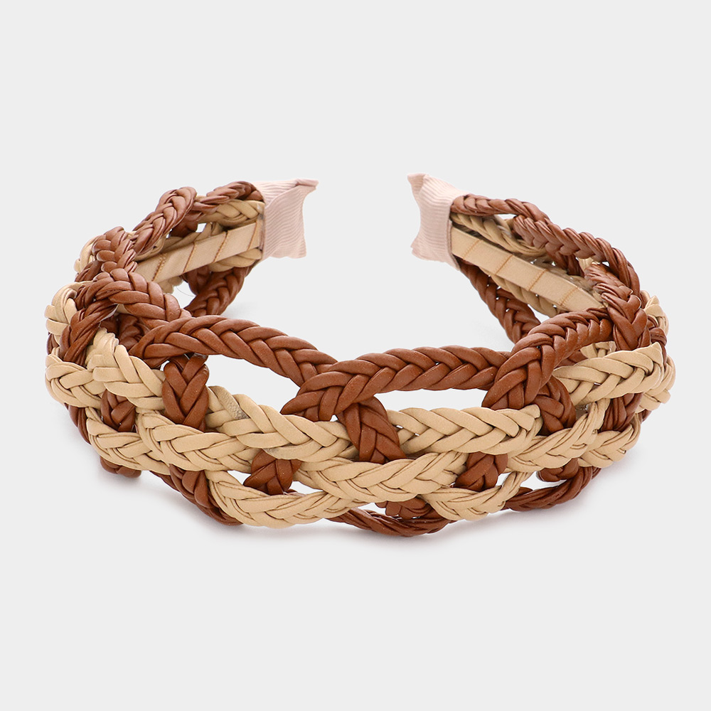 Two Tone Braided Headband