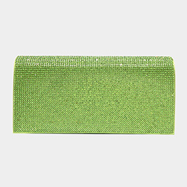 Bling Solid Evening Clutch / Crossbody Bag