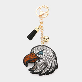 Bling Eagle Tassel Keychain