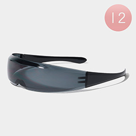 12PCS - Visor Style Sunglasses