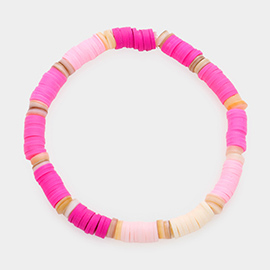 Heishi Beaded Stretch Bracelet