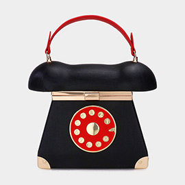 Telephone Designed Tote / Crossbody Bag