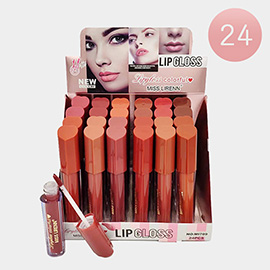 24PCS - Matte Lip Glosses