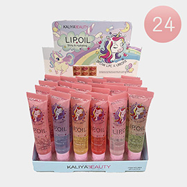 24PCS - Shiny Hydrating Lip Oils