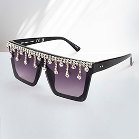 Bling Tinted Wayfarer Sunglasses