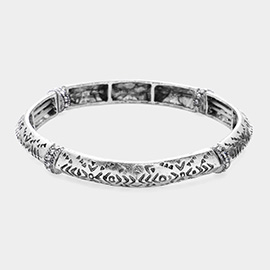 Antique Metal Stretch Bracelet