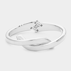 Twisted Metal Hinged Bracelet