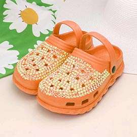 Bling Solid Rubber Sandals