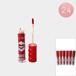 24PCS - Matte Lip Glosses