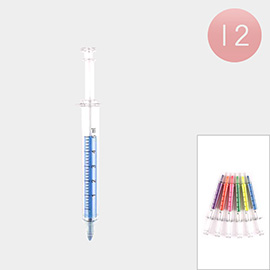 12PCS - Syringe Highlighters