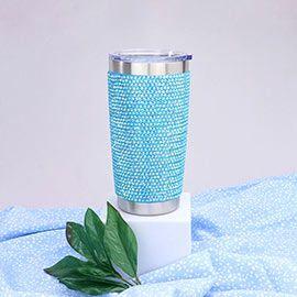 Bling Studded 18oz Stainless Steel Tumbler