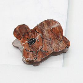 Koala Celluloid Acetate Hair Claw Clip