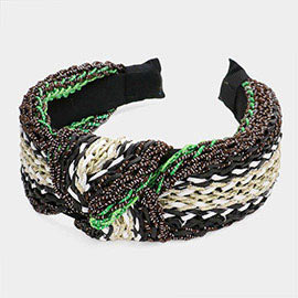 Braided Cord Knot Burnout Headband