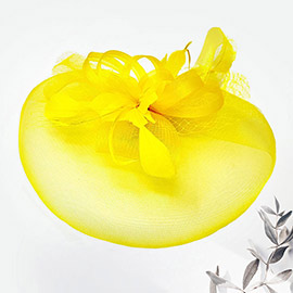 Feather Mesh Fascinator / Headband