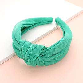 Solid Knot Burnout Headband