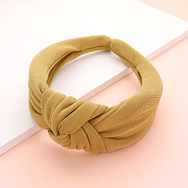 Solid Knot Burnout Headband