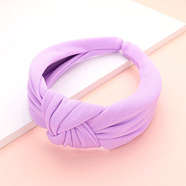 Solid Knot Burnout Headband