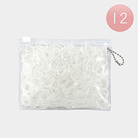 12Packs - Rubber Hair Bands