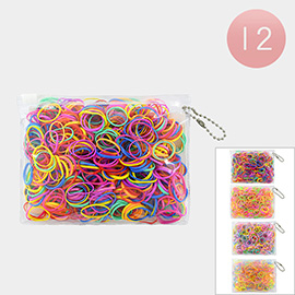 12Packs - Rubber Hair Bands