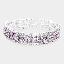 Rhinestone Pave Evening Bracelet