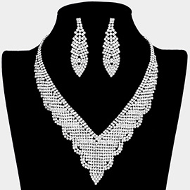 Rhinestone Pave Necklace