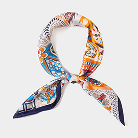 Paisley Printed Square Scarf