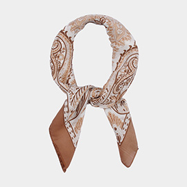 Paisley Printed Square Scarf
