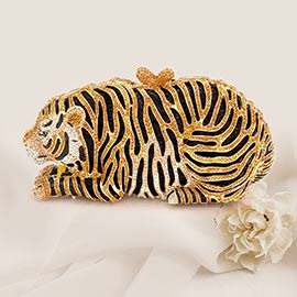 Bling Tiger Evening Clutch / Shoulder Bag
