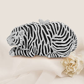 Bling Tiger Evening Clutch / Shoulder Bag
