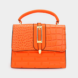2PCS - Reptile Patterned Tote and Mini Crossbody Bag Set