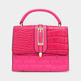2PCS - Reptile Patterned Tote and Mini Crossbody Bag Set