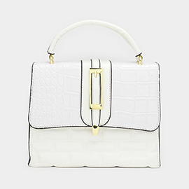 2PCS - Reptile Patterned Tote and Mini Crossbody Bag Set