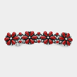 Floral Enamel Barrette