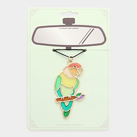 Colorful Parrot Car Rear View Mirror Hanging Accessory
