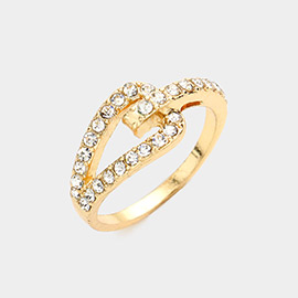 Rhinestone Embellished Ring
